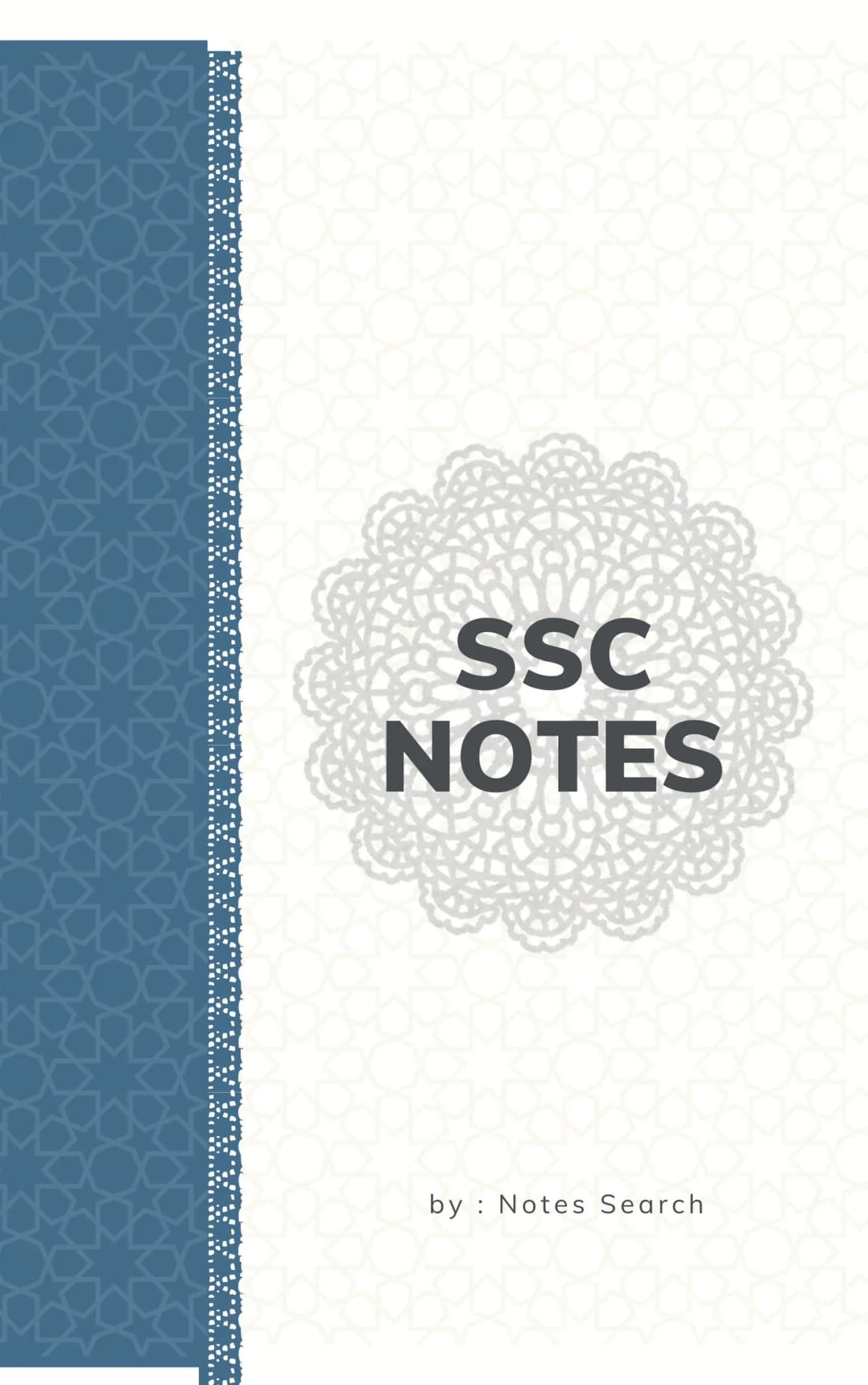 SSC Complete Notes